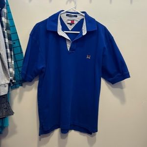 Tommy Hilfiger blue polo shirt size L